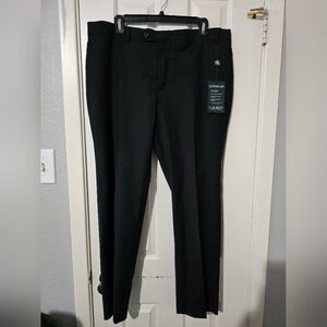 Lauren Ralph Lauren Pants Mens 36X32 Black Classic Fit Ultraflex Office Dress
